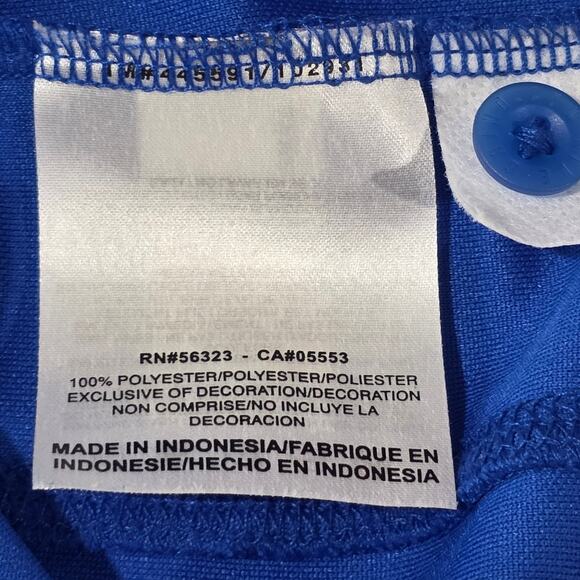 Nike St Louis University SLU Billikens blue short sleeve polo shirt - XL - Picture 6 of 6